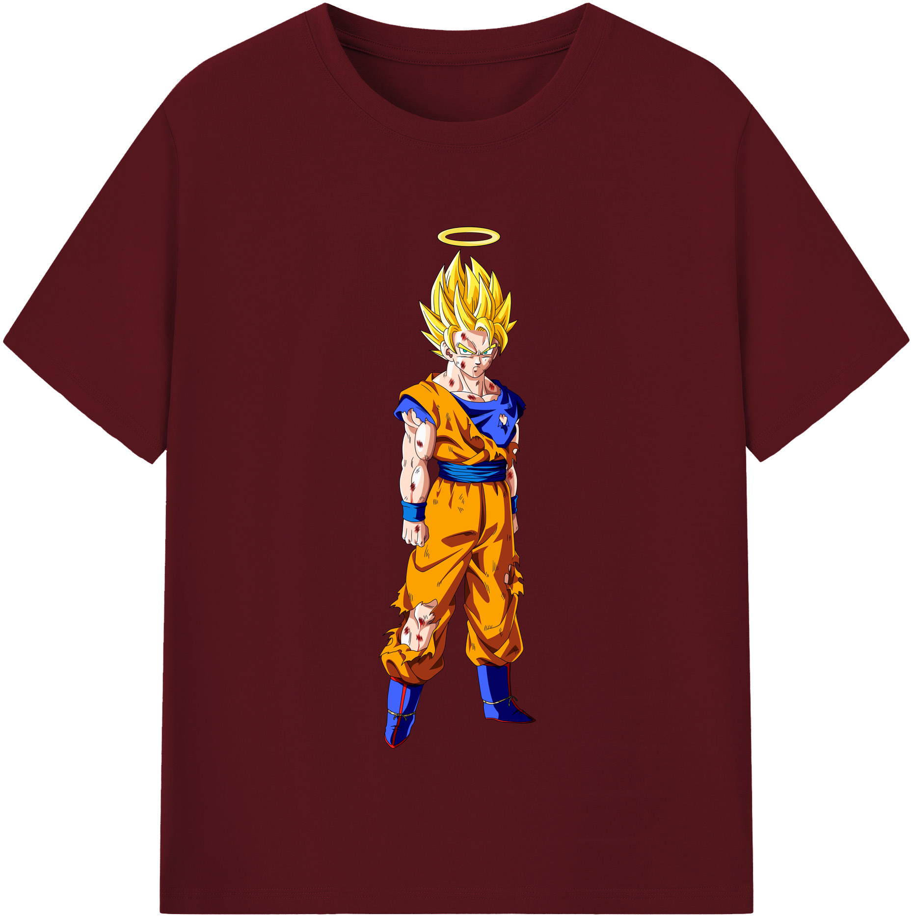 （画像用） ドラゴンボール 孫悟空（そん ごくう）Son Goku カカロット DRAGON BALL Kakarotto 綿100％半袖Tシャツ（フロントプリント）